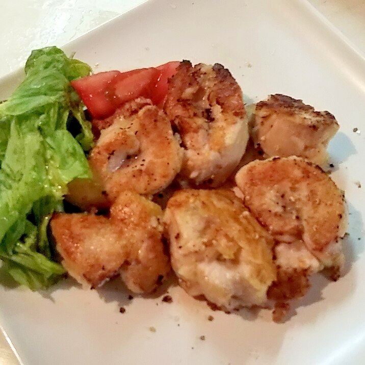 たらの白子のハーブソルト焼き